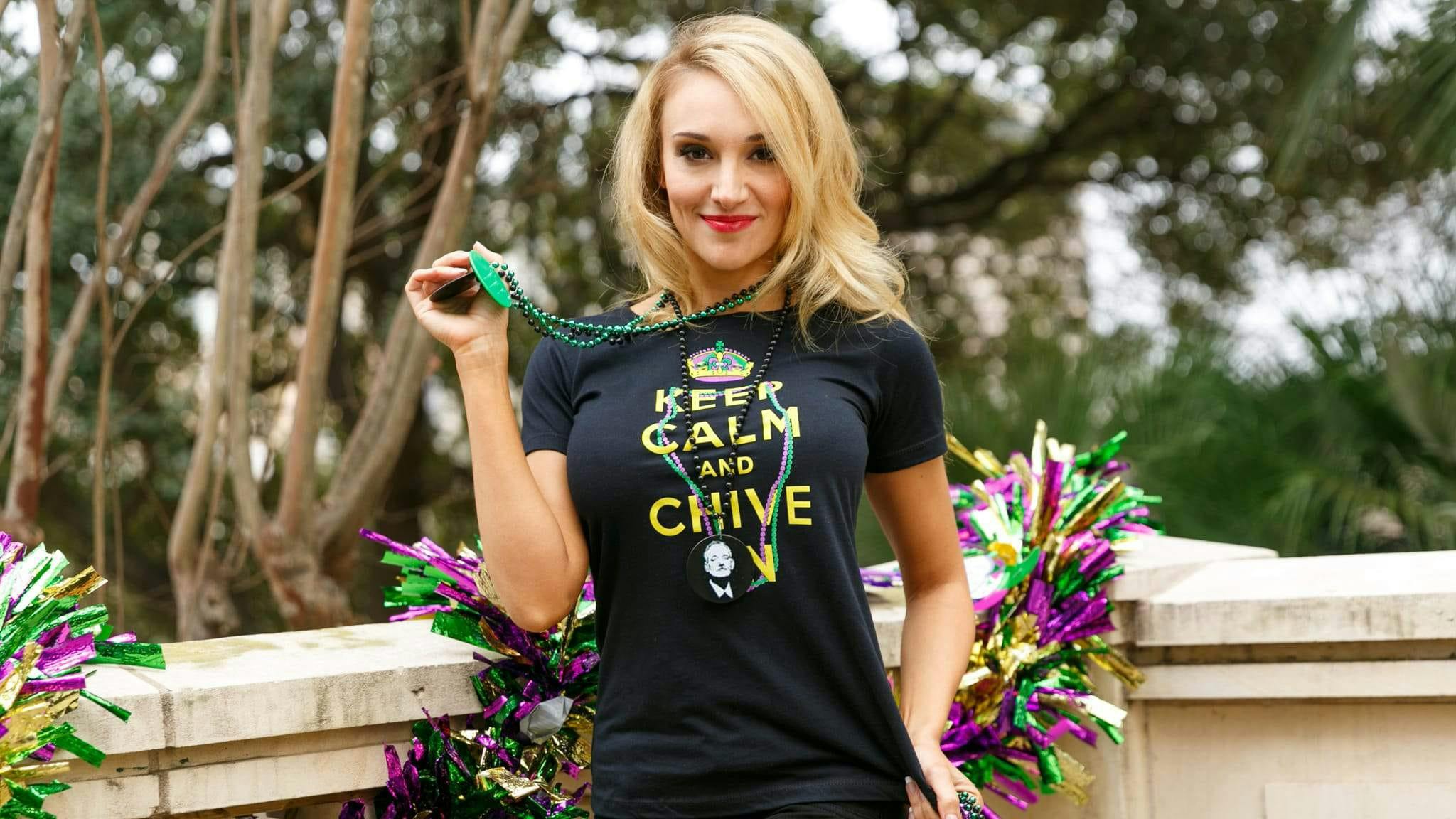 Keep Calm Mardi Gras Tee